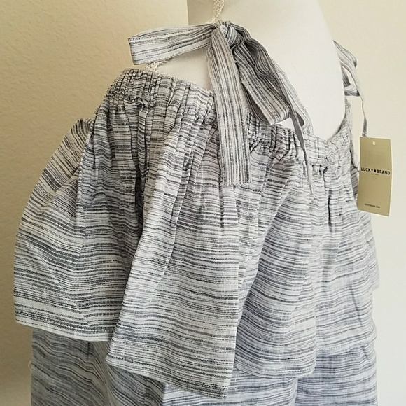 Lucky Brand Off the Shoulder Top 1x - Picture 5 of 6